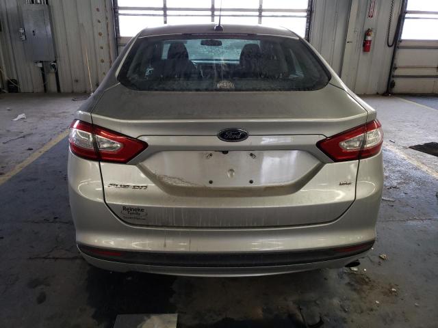 3FA6P0H74DR290567 - 2013 FORD FUSION SE SILVER photo 6