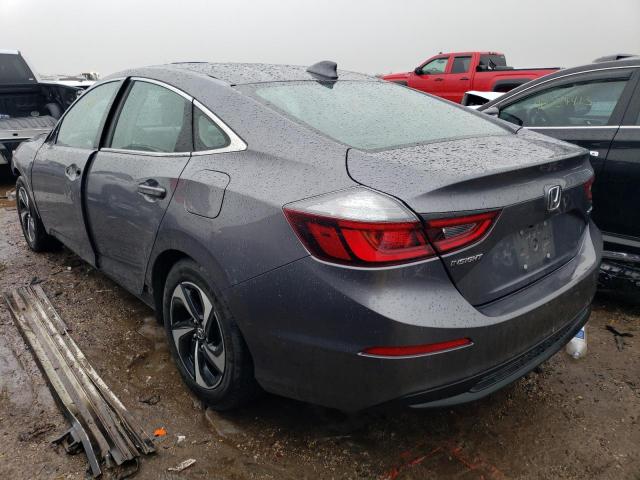 19XZE4F59ME010817 - 2021 HONDA INSIGHT EX GRAY photo 2