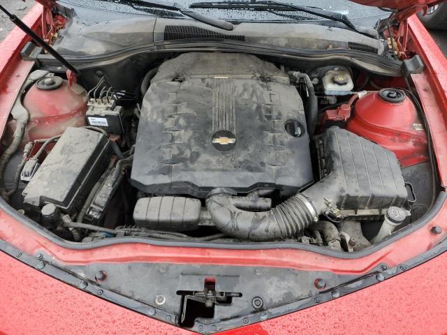 2G1FB1EV2A9128416 - 2010 CHEVROLET CAMARO LT RED photo 11