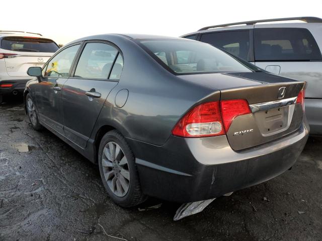 19XFA16859E047958 - 2009 HONDA CIVIC EX GRAY photo 2