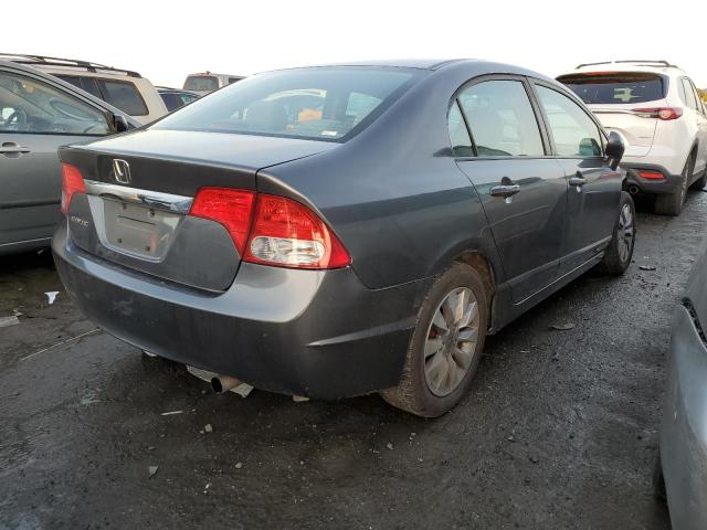 19XFA16859E047958 - 2009 HONDA CIVIC EX GRAY photo 3