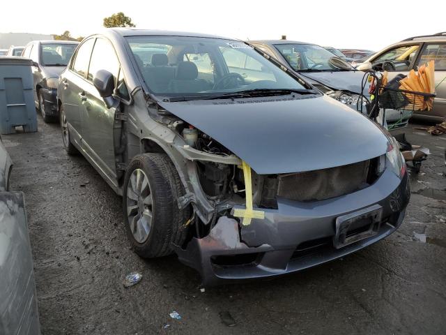 19XFA16859E047958 - 2009 HONDA CIVIC EX GRAY photo 4