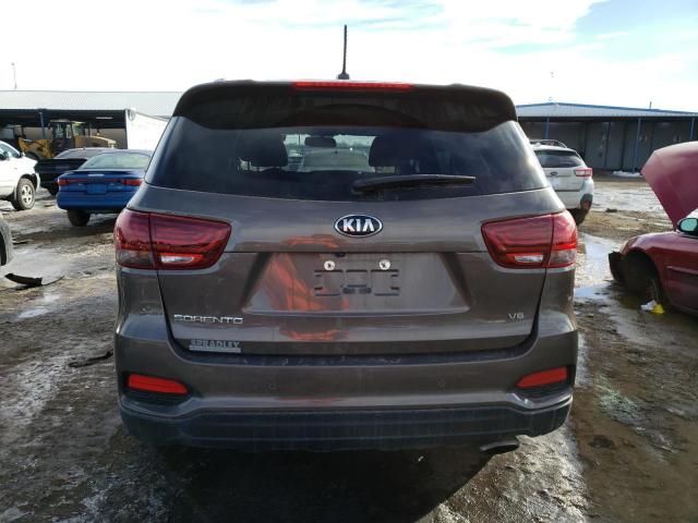 5XYPGDA58LG632545 - 2020 KIA SORENTO S GRAY photo 6