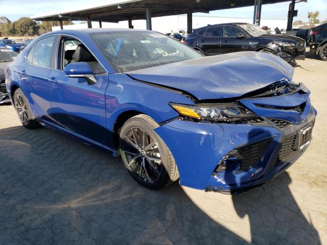 4T1G11AK5PU119971 - 2023 TOYOTA CAMRY SE NIGHT SHADE BLUE photo 4
