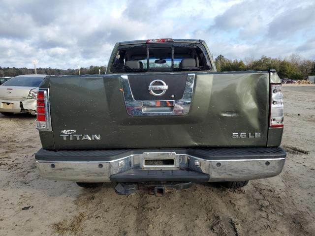 1N6AA06B94N537658 - 2004 NISSAN TITAN XE GREEN photo 6