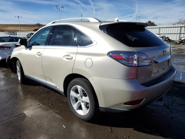 2T2BK1BA5BC112375 - 2011 LEXUS RX 350 GOLD photo 2