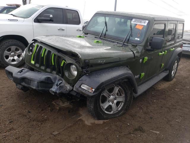 1C4HJXDN7MW515272 - 2021 JEEP WRANGLER U SPORT GREEN photo 1