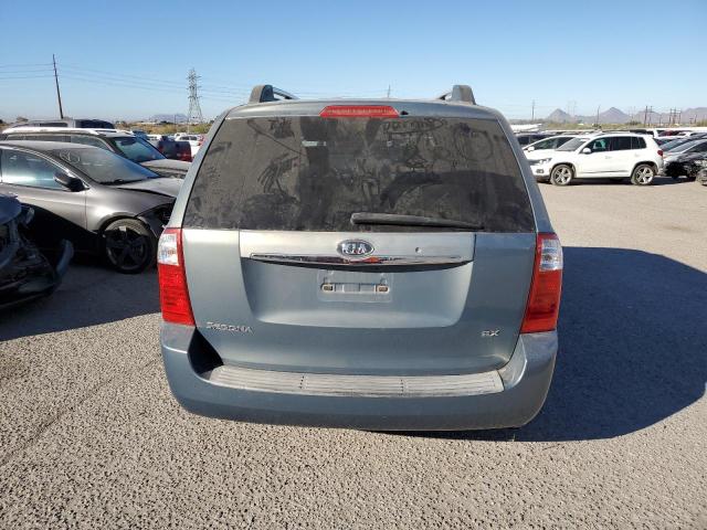 KNDMB233966069501 - 2006 KIA SEDONA EX BLUE photo 6