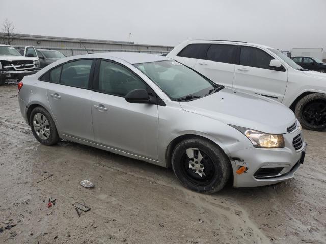 1G1P15SH5F7269650 - 2015 CHEVROLET CRUZE L SILVER photo 4