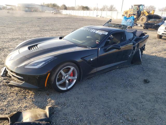 1G1YF2D73E5129003 - 2014 CHEVROLET CORVETTE STINGRAY 3LT BLACK photo 1