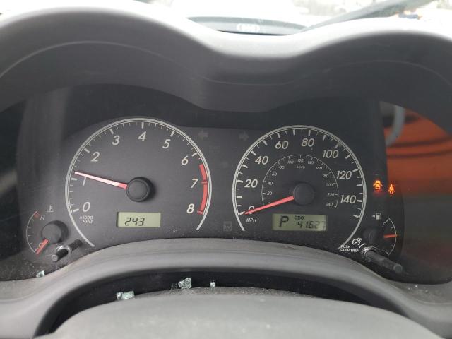 JTDBL40E699027392 - 2009 TOYOTA COROLLA BASE SILVER photo 9