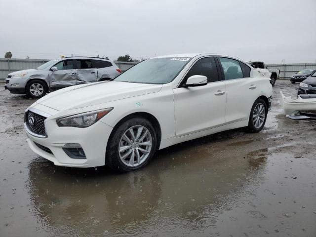 JN1CV7AP7JM400007 - 2018 INFINITI Q50 PURE WHITE photo 1