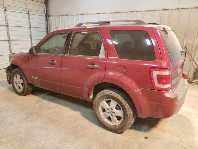 1FMCU02Z78KB43987 - 2008 FORD ESCAPE XLS RED photo 2