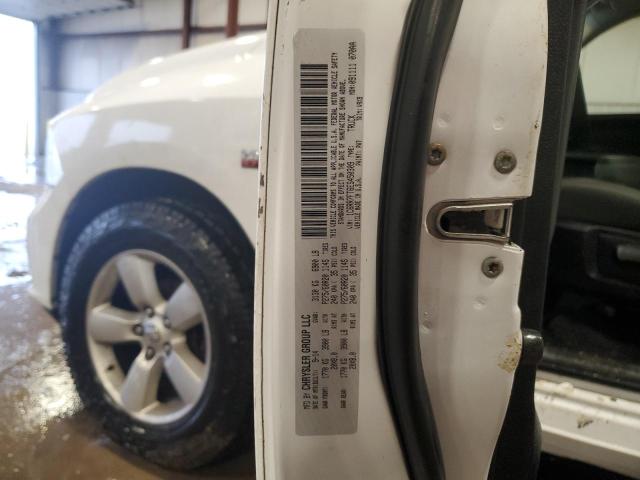 1C6RR7FT6ES450309 - 2014 RAM 1500 ST WHITE photo 12