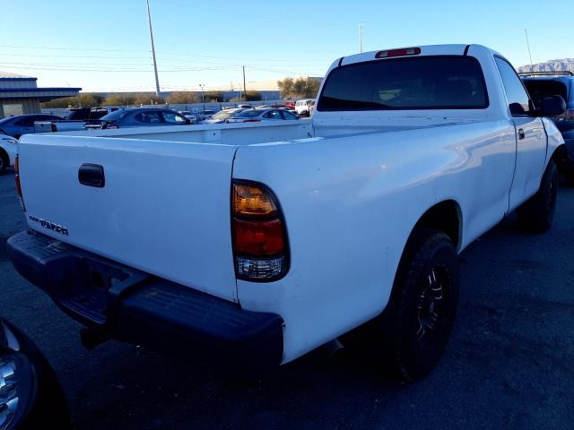 5TBJN32144S445544 - 2004 TOYOTA TUNDRA WHITE photo 3