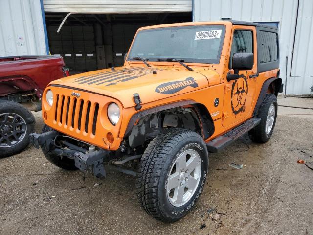 1C4AJWBG9CL243162 - 2012 JEEP WRANGLER SAHARA ORANGE photo 1