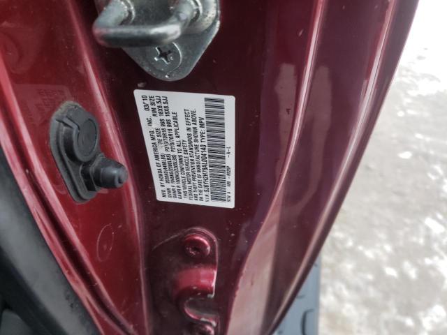 5J6YH2H78AL004140 - 2010 HONDA ELEMENT EX BURGUNDY photo 12