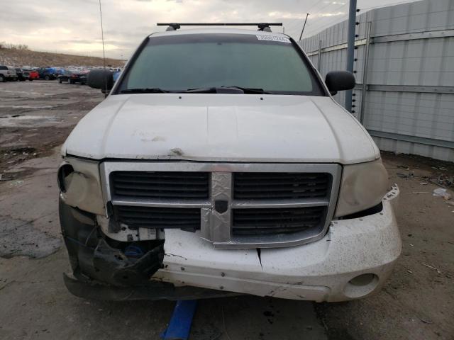 1D8HB48P07F539541 - 2007 DODGE DURANGO SLT WHITE photo 5