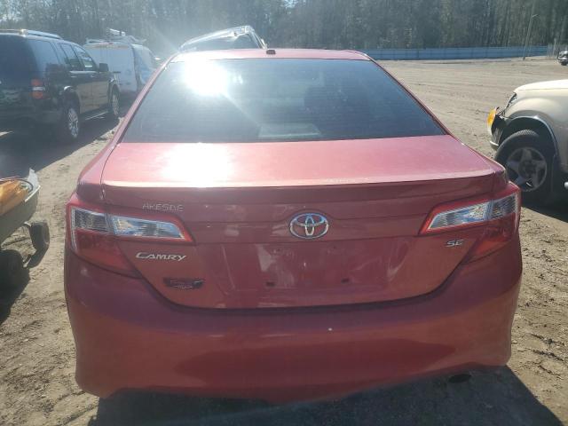 4T1BF1FK9CU617234 - 2012 TOYOTA CAMRY BASE RED photo 6