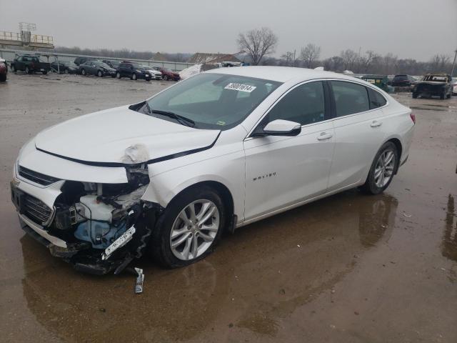 1G1ZD5ST1JF220030 - 2018 CHEVROLET MALIBU LT WHITE photo 1