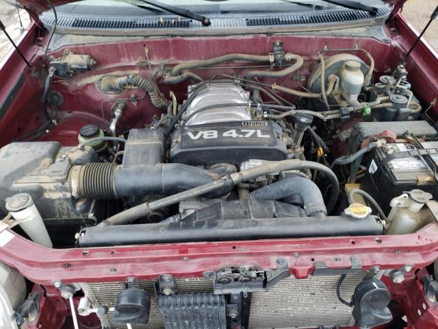 5TBBT44101S189816 - 2001 TOYOTA TUNDRA ACCESS CAB 红色 照片 11