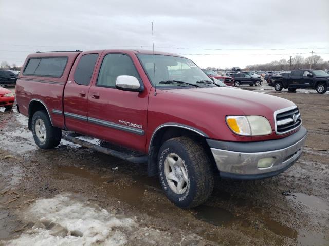 5TBBT44101S189816 - 2001 TOYOTA TUNDRA ACCESS CAB RED photo 4