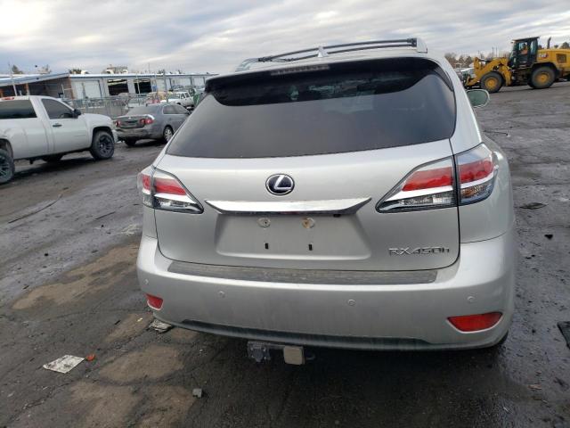 JTJBC1BA6E2458128 - 2014 LEXUS RX 450 SILVER photo 6