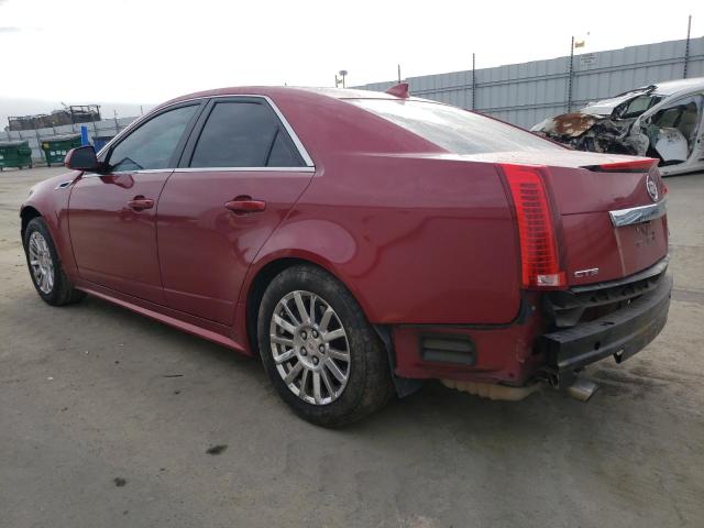 1G6DF5E52D0137239 - 2013 CADILLAC CTS LUXURY COLLECTION RED photo 2