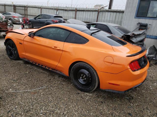 1FA6P8CF3M5118191 - 2021 FORD MUSTANG GT ORANGE photo 2