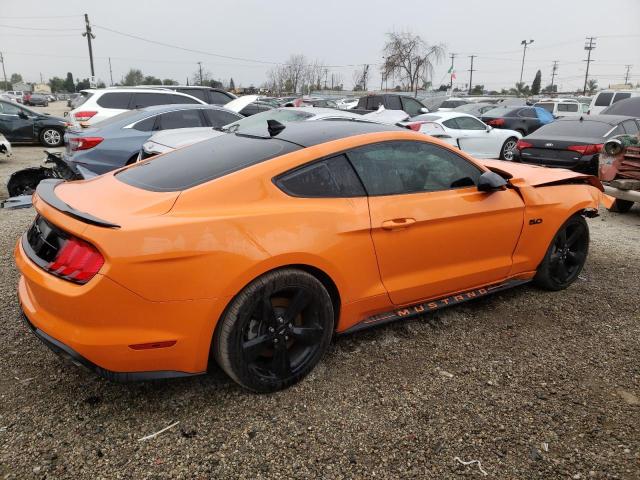 1FA6P8CF3M5118191 - 2021 FORD MUSTANG GT ORANGE photo 3