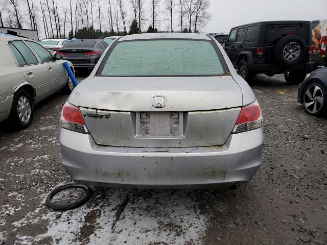 JHMCP26828C063790 - 2008 HONDA ACCORD EXL SILVER photo 6