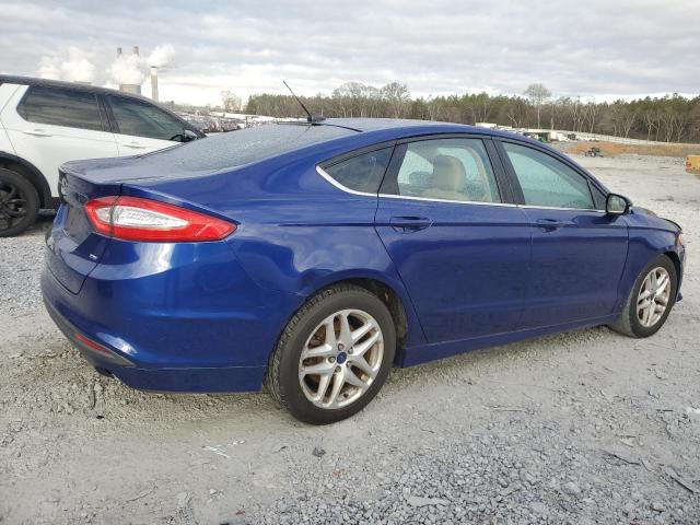 3FA6P0H70FR189755 - 2015 FORD FUSION SE BLUE photo 3