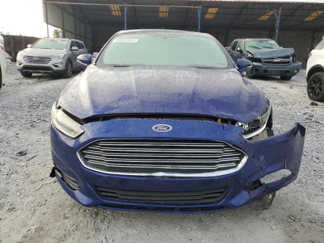 3FA6P0H70FR189755 - 2015 FORD FUSION SE BLUE photo 5