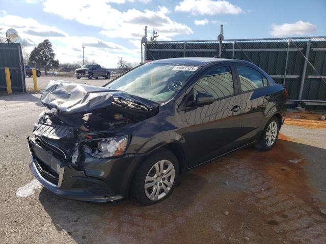 1G1JB5SB0K4148163 - 2019 CHEVROLET SONIC LS GRAY photo 1