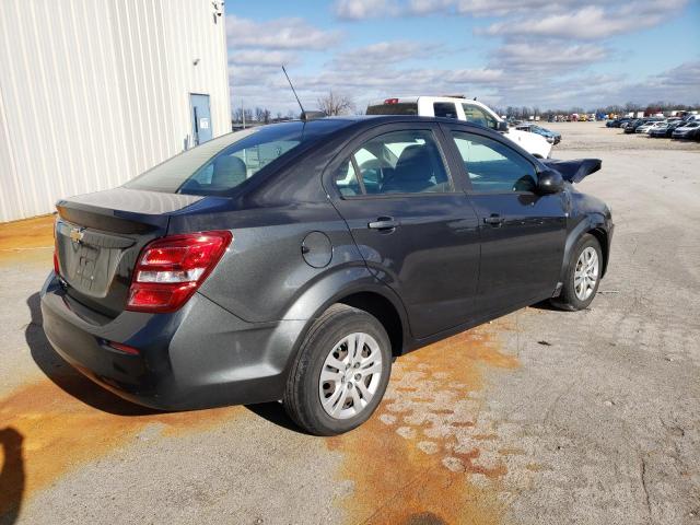 1G1JB5SB0K4148163 - 2019 CHEVROLET SONIC LS GRAY photo 3