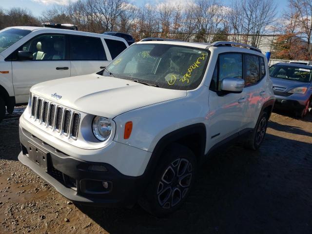 ZACCJBDT8FPC31855 - 2015 JEEP RENEGADE LIMITED WHITE photo 1