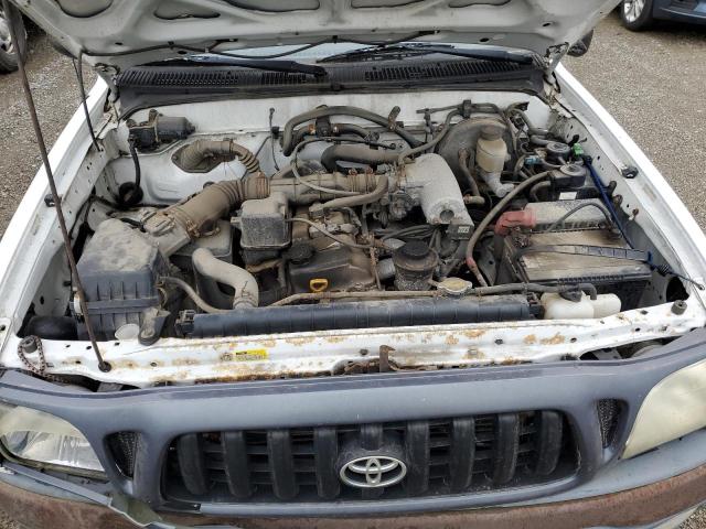 5TENL42N91Z803355 - 2001 TOYOTA TACOMA WHITE photo 11