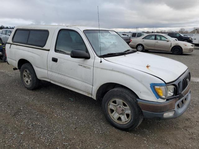 5TENL42N91Z803355 - 2001 TOYOTA TACOMA WHITE photo 4