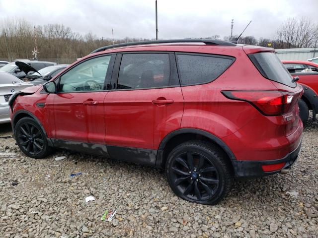 1FMCU0GD8KUB99252 - 2019 FORD ESCAPE SE RED photo 2