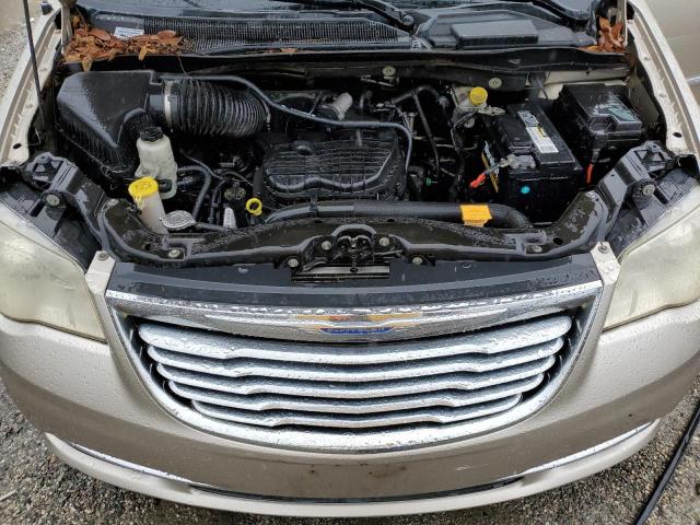 2C4RC1BGXCR389917 - 2012 CHRYSLER TOWN & COU TOURING 金色 照片 12