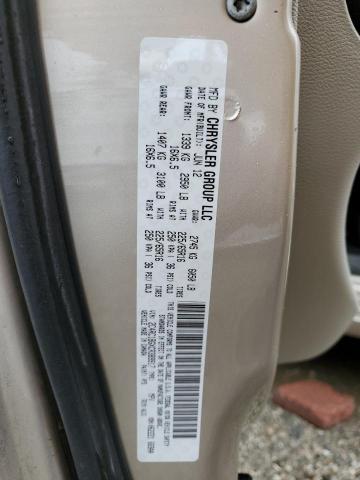 2C4RC1BGXCR389917 - 2012 CHRYSLER TOWN & COU TOURING 金色 照片 13