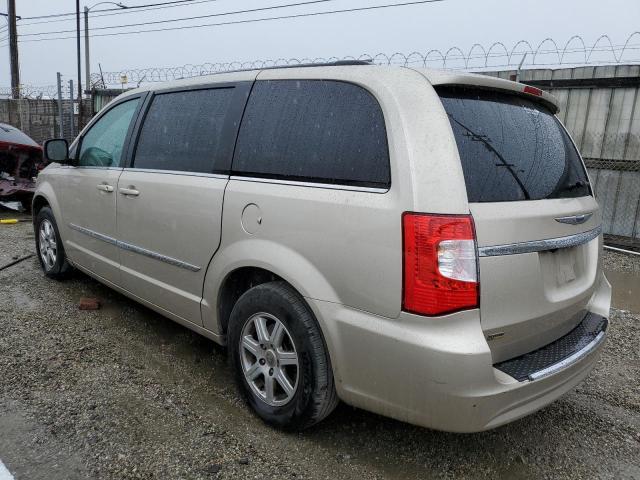 2C4RC1BGXCR389917 - 2012 CHRYSLER TOWN & COU TOURING 金色 照片 2