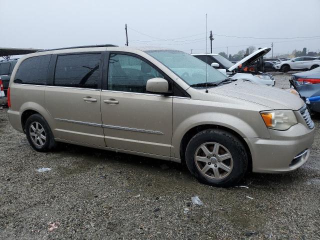 2C4RC1BGXCR389917 - 2012 CHRYSLER TOWN & COU TOURING 金色 照片 4