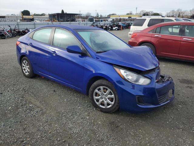 KMHCT4AE8DU480546 - 2013 HYUNDAI ACCENT GLS BLUE photo 4