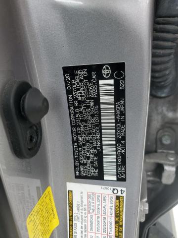 JTNKHMBX7L1091376 - 2020 TOYOTA C-HR XLE GRAY photo 12