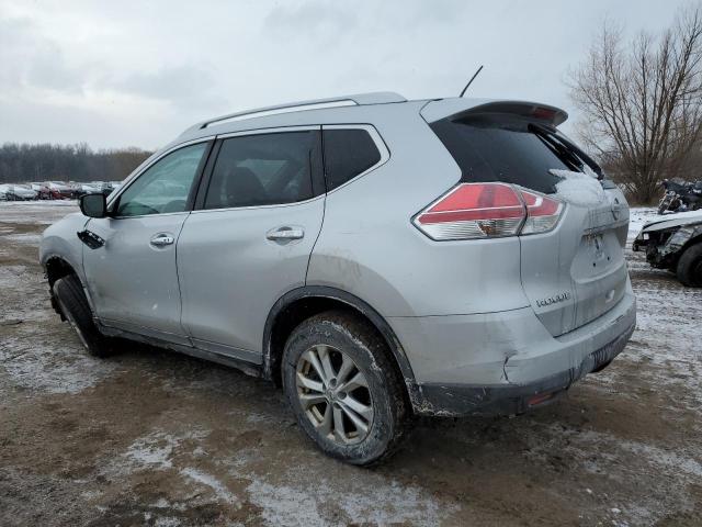 KNMAT2MV6GP669582 - 2016 NISSAN ROGUE S SILVER photo 2