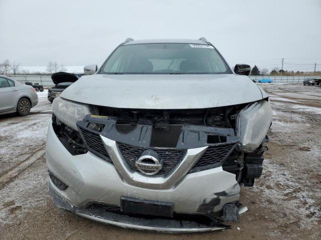 KNMAT2MV6GP669582 - 2016 NISSAN ROGUE S SILVER photo 5