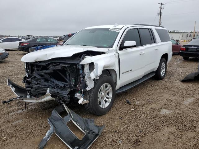 1GNSCHKC2JR248695 - 2018 CHEVROLET SUBURBAN C1500 LT WHITE photo 1