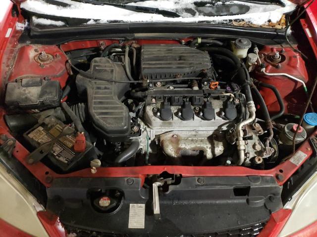 1HGEM21185L060631 - 2005 HONDA CIVIC DX VP Qırmızı foto 11