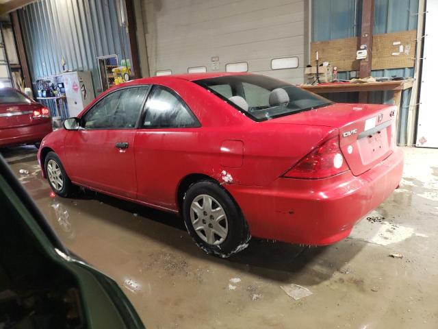1HGEM21185L060631 - 2005 HONDA CIVIC DX VP Qırmızı foto 2